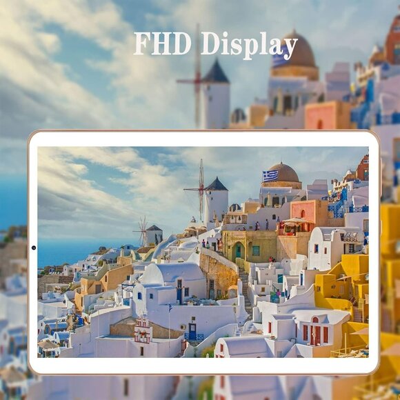 10.1" Android Tablet 4G LTE Dual-SIM, 4GB+64GB, HD IPS, GPS, Wi-Fi – Gold - Picture 3 of 6